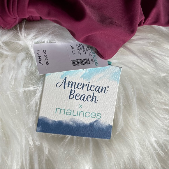 NWT Maurice’s Ruched One Piece Swim Suit - Picture 4 of 8